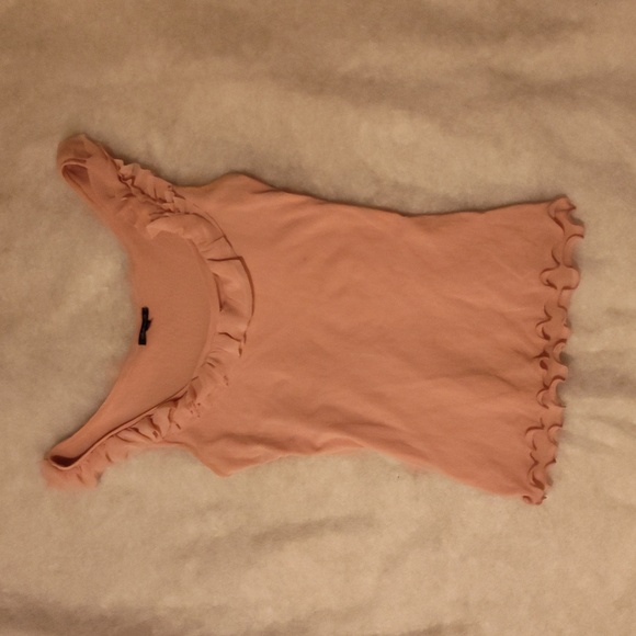 Arden B Tops - Arden B Pink Lace Tank